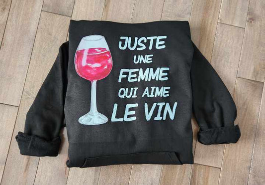 Juste une femme qui aime le vin